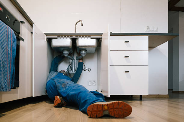 Professional Leak Detection technician working in Summerfield, NC